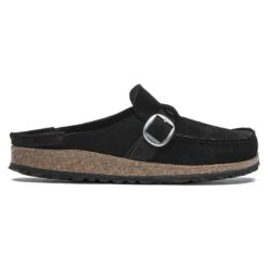 Birkenstock Buckley Suede Leather Black -Birkenstock Shop 1017826 side