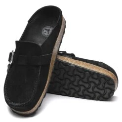 Birkenstock Buckley Suede Leather Black -Birkenstock Shop 1017826 sole