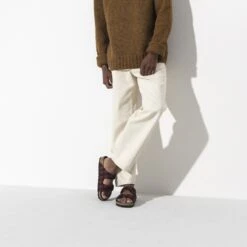 Birkenstock Arizona Shearling Wool Plaid Red 13 Birkenstock Arizona Shearling Wool Plaid Red -Birkenstock Shop 1018112 f look m