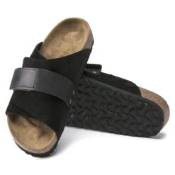Birkenstock Kyoto Oiled Leather-Suede Leather Black 11 Birkenstock Kyoto Oiled Leather-Suede Leather Black -Birkenstock Shop 1018121 sole