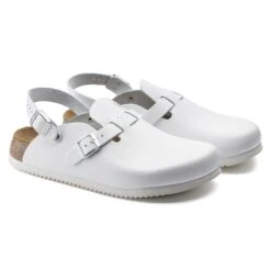 Birkenstock Kay SL Leather White -Birkenstock Shop 1018228 pair