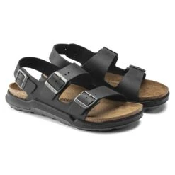Birkenstock Milano Crosstown Men Oiled Leather Black -Birkenstock Shop 1018426 pair