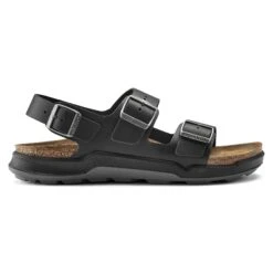 Birkenstock Milano Crosstown Men Oiled Leather Black -Birkenstock Shop 1018426 side