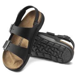 Birkenstock Milano Crosstown Men Oiled Leather Black -Birkenstock Shop 1018426 sole