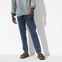 Birkenstock Milano Crosstown Men Oiled Leather Faded Khaki -Birkenstock Shop 1018427 f look m