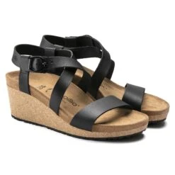 Sibyl Leather Black -Birkenstock Shop 1018677 pair