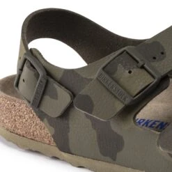 Birkenstock Milano Soft Footbed Birko-Flor Desert Soil Camo Green -Birkenstock Shop 1018780 detail 1