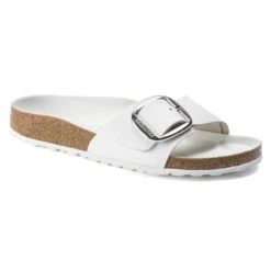 Birkenstock Madrid Big Buckle Leather White
