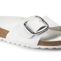 Birkenstock Madrid Big Buckle Leather White -Birkenstock Shop 1018866 detail 1