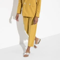 Birkenstock Madrid Big Buckle Leather White -Birkenstock Shop 1018866 f look f