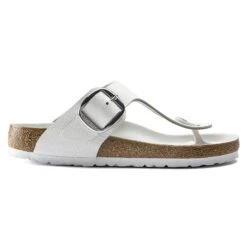 Birkenstock Gizeh Big Buckle Leather White -Birkenstock Shop 1018885 side