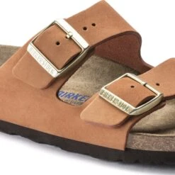 Birkenstock Arizona Soft Footbed Nubuck Leather Pecan -Birkenstock Shop 1019042 detail 1