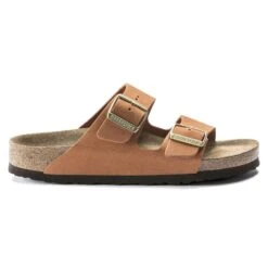 Birkenstock Arizona Soft Footbed Nubuck Leather Pecan -Birkenstock Shop 1019042 side