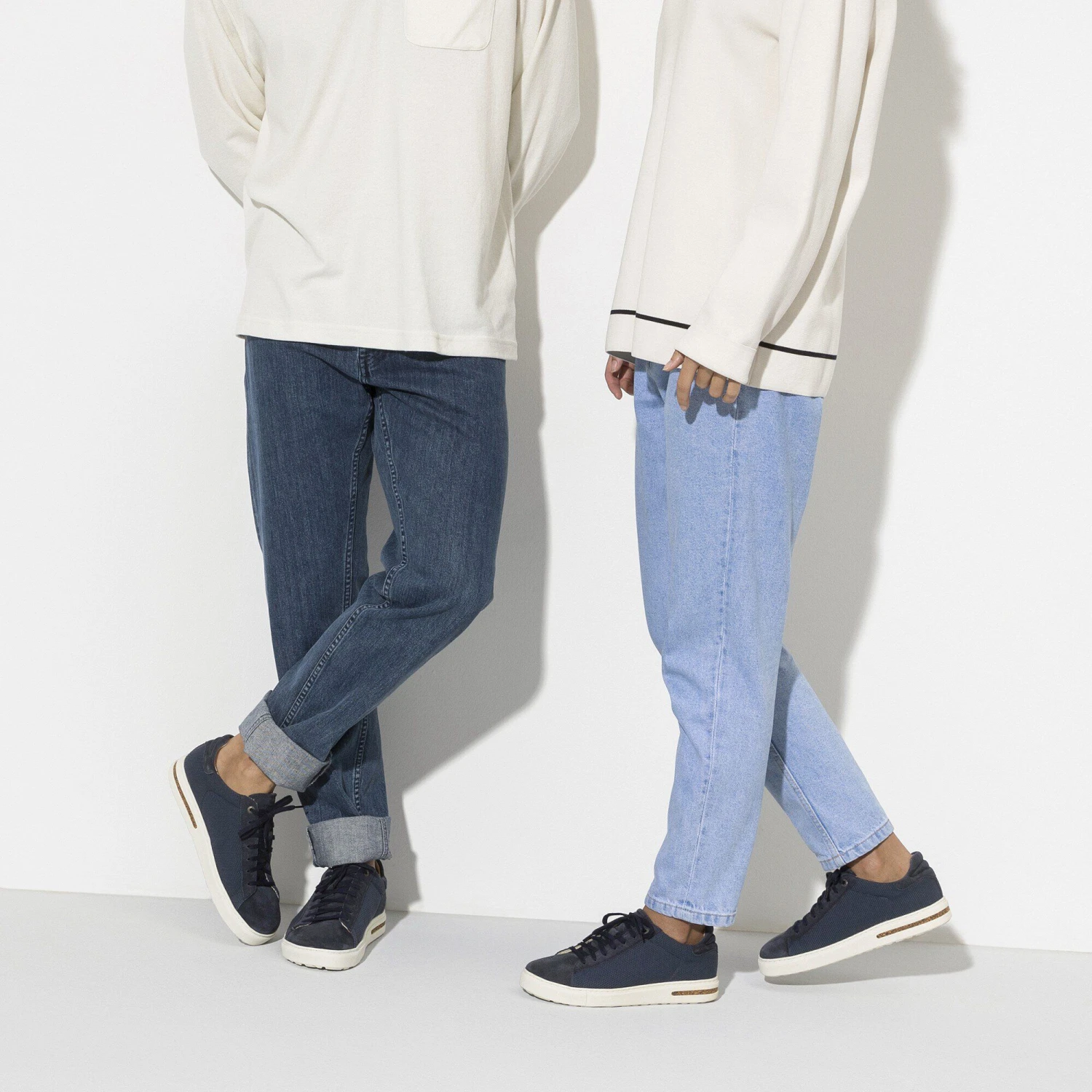 Birkenstock Bend Low Canvas-Suede Midnight Blue 4 Birkenstock Bend Low Canvas-Suede Midnight Blue - Image 4