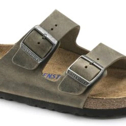 Birkenstock Arizona Soft Footbed Oiled Leather Faded Khaki -Birkenstock Shop 1019313 detail 1