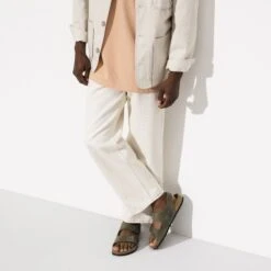 Birkenstock Milano Oiled Leather Faded Khaki -Birkenstock Shop 1019336 f look m