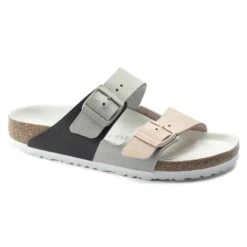 Birkenstock Arizona Split Nubuck Leather Mineral/Light Rose