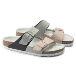 Birkenstock Arizona Split Nubuck Leather Mineral/Light Rose -Birkenstock Shop 1019414 pair