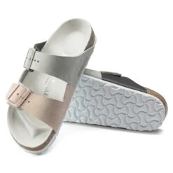 Birkenstock Arizona Split Nubuck Leather Mineral/Light Rose -Birkenstock Shop 1019414 sole
