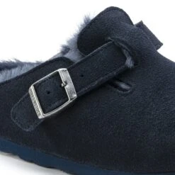Birkenstock Boston Shearling Suede Leather Night -Birkenstock Shop 1019486 detail 1
