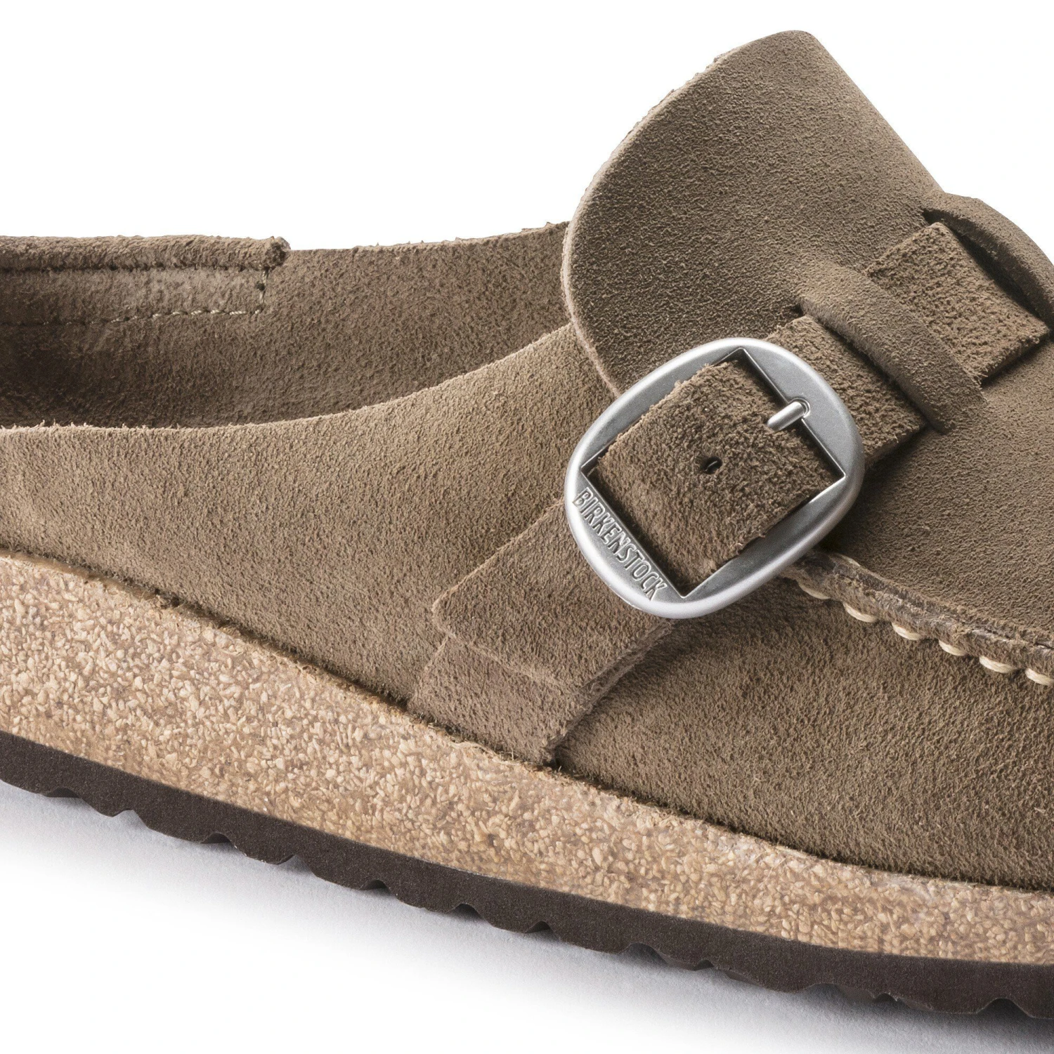 Birkenstock Buckley Suede Leather Gray Taupe 5 Birkenstock Buckley Suede Leather Gray Taupe - Image 5