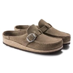 Birkenstock Buckley Suede Leather Gray Taupe 15 Birkenstock Buckley Suede Leather Gray Taupe -Birkenstock Shop 1019490 pair