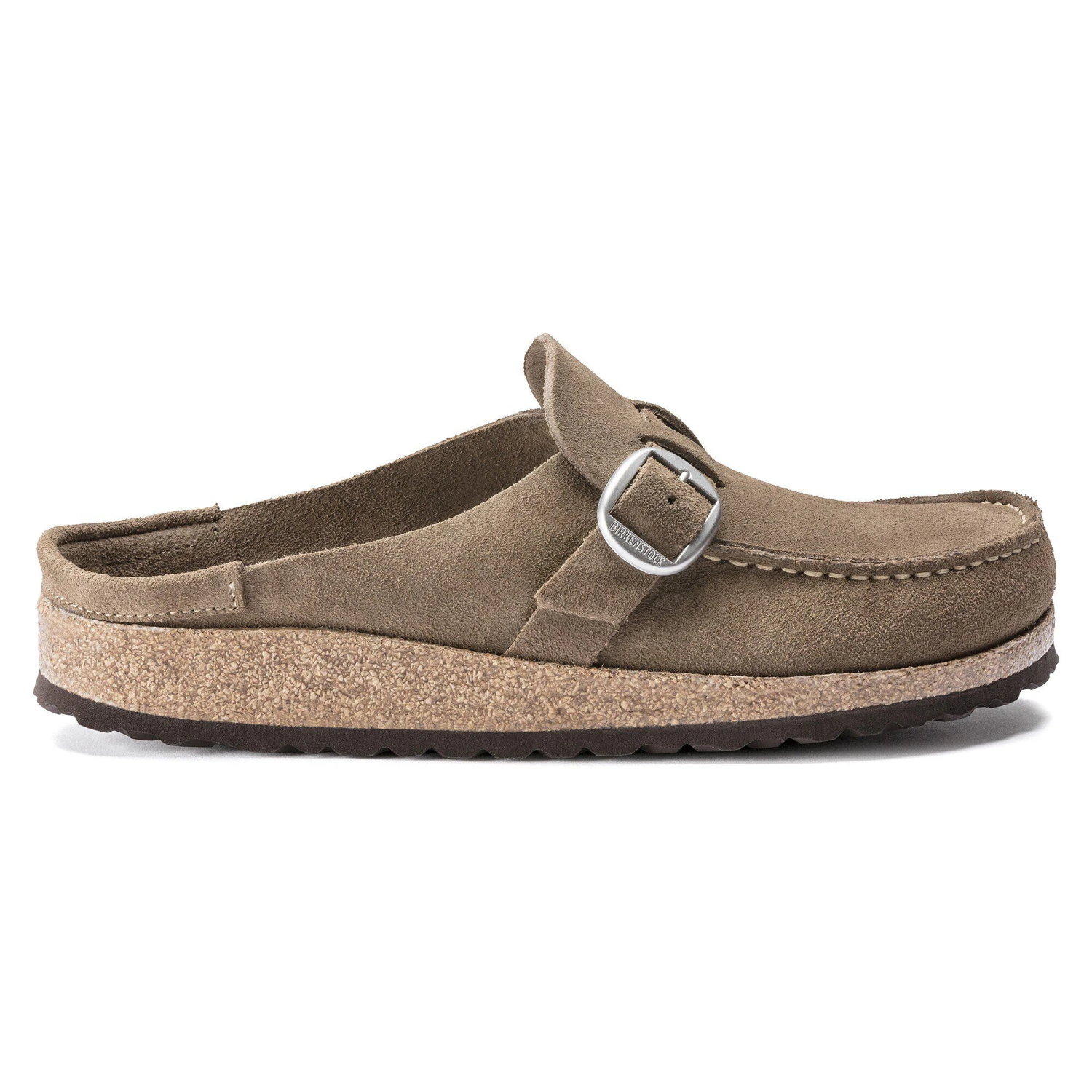 Birkenstock Buckley Suede Leather Gray Taupe 3 Birkenstock Buckley Suede Leather Gray Taupe - Image 3