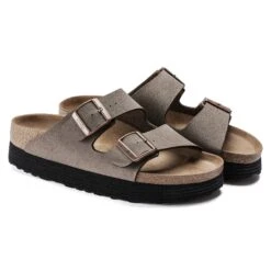 Arizona Flex Platform Vegan Birkibuc Mocha -Birkenstock Shop 1019528 pair