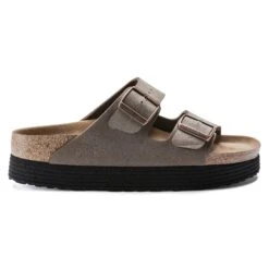 Arizona Flex Platform Vegan Birkibuc Mocha -Birkenstock Shop 1019528 side