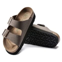 Arizona Flex Platform Vegan Birkibuc Mocha -Birkenstock Shop 1019528 sole