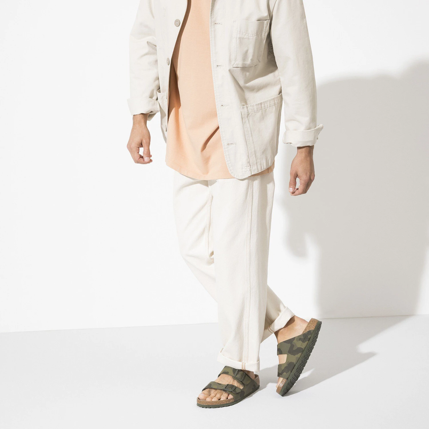 Birkenstock Arizona Soft Footbed Birko-Flor Desert Soil Camo Green 5 Birkenstock Arizona Soft Footbed Birko-Flor Desert Soil Camo Green - Image 5