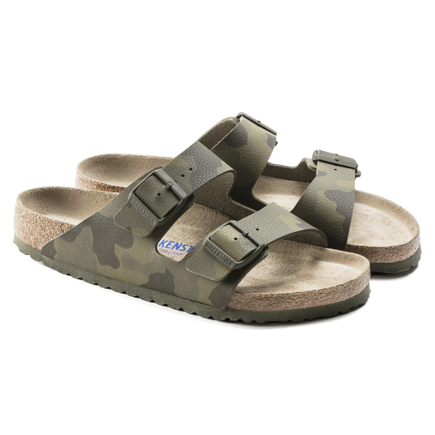 Birkenstock Arizona Soft Footbed Birko-Flor Desert Soil Camo Green 7 Birkenstock Arizona Soft Footbed Birko-Flor Desert Soil Camo Green - Image 7