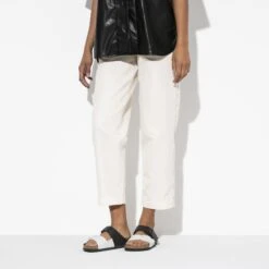 Birkenstock Arizona Split Birko-Flor Black/White -Birkenstock Shop 1019712 f look f