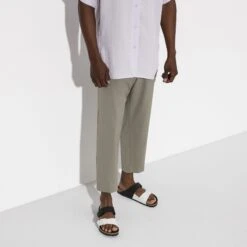 Birkenstock Arizona Split Birko-Flor Black/White -Birkenstock Shop 1019712 f look m