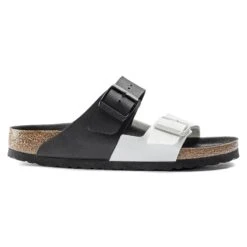Birkenstock Arizona Split Birko-Flor Black/White -Birkenstock Shop 1019712 side