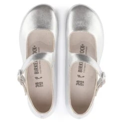 Birkenstock Tracy Leather Silver -Birkenstock Shop 1019729 top