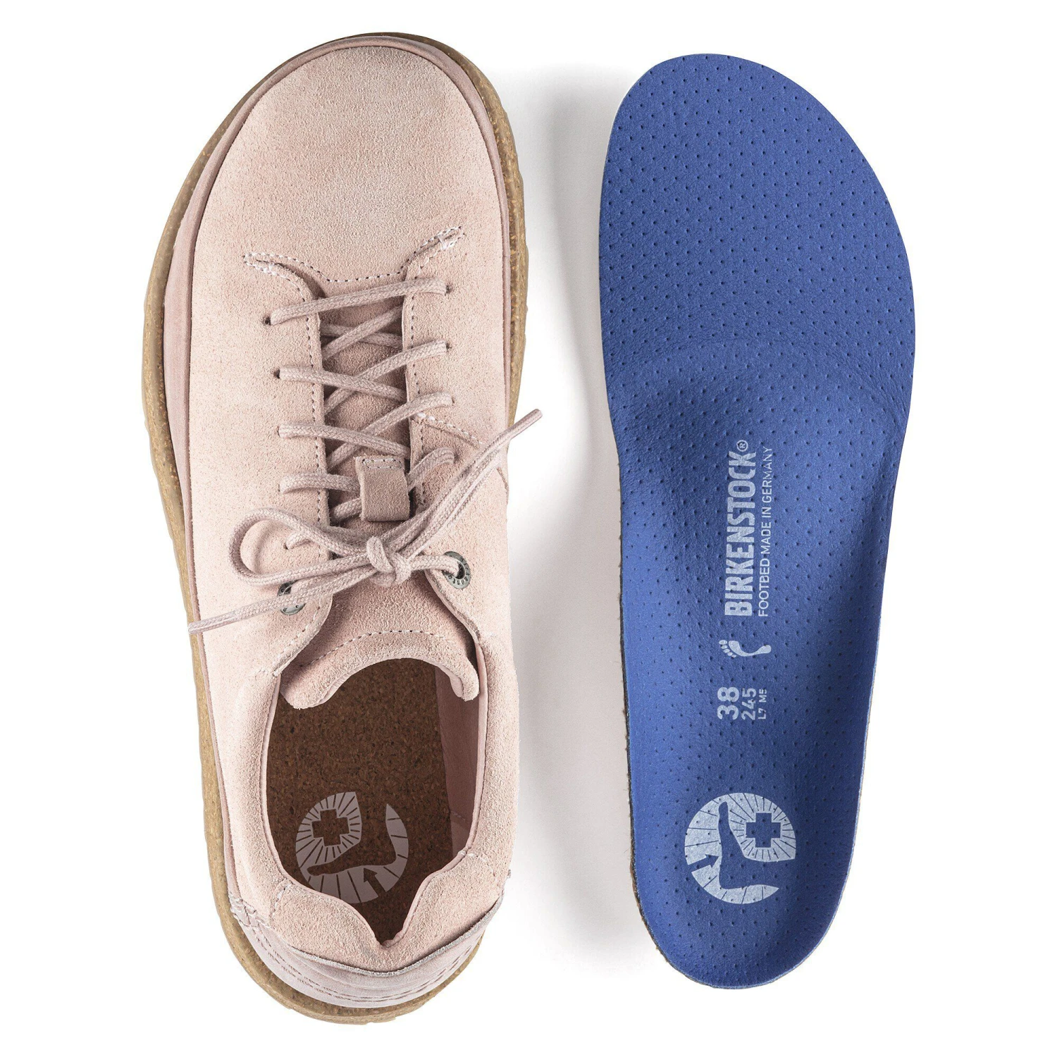 Birkenstock Honnef Low Suede Leather Soft Pink 7 Birkenstock Honnef Low Suede Leather Soft Pink - Image 7