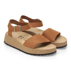Glenda Nubuck Leather Pecan 14 Glenda Nubuck Leather Pecan -Birkenstock Shop 1020042 pair