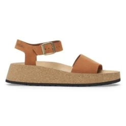 Glenda Nubuck Leather Pecan 10 Glenda Nubuck Leather Pecan -Birkenstock Shop 1020042 side