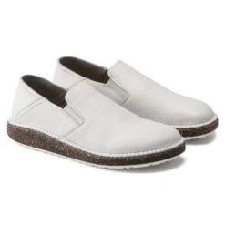 Birkenstock Callan Leather White -Birkenstock Shop 1020101 pair