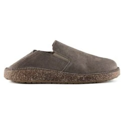 Birkenstock Callan Suede Leather Gray Taupe -Birkenstock Shop 1020103 side