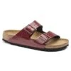 Birkenstock Arizona Birko-Flor Magical Metallic Maroon