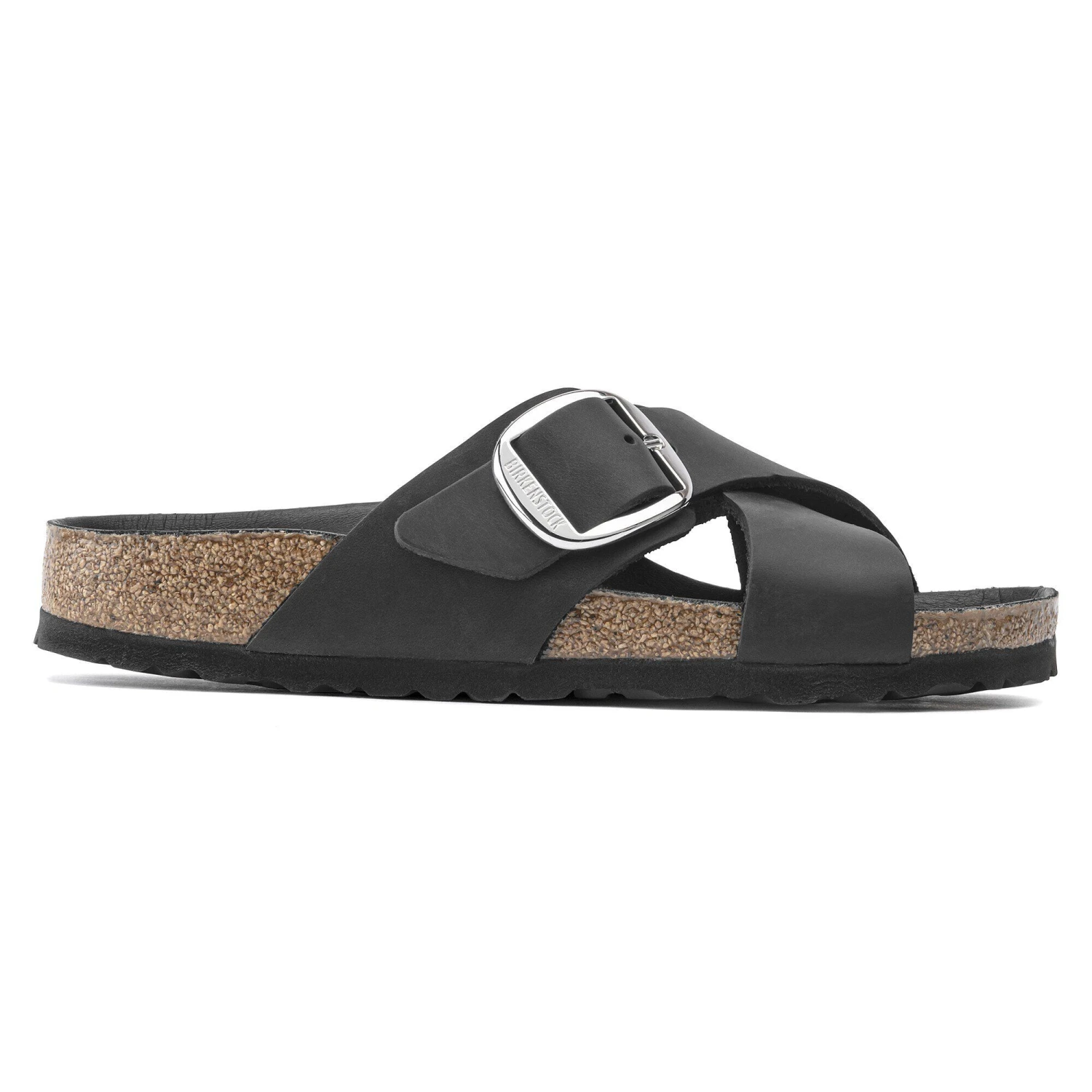 Birkenstock Siena Big Buckle Oiled Leather Black 3 Birkenstock Siena Big Buckle Oiled Leather Black - Image 3