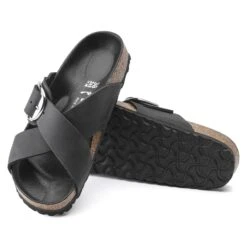 Birkenstock Siena Big Buckle Oiled Leather Black 14 Birkenstock Siena Big Buckle Oiled Leather Black -Birkenstock Shop 1020156 sole