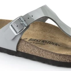 Birkenstock Gizeh Birko-Flor Patent Patent Alloy -Birkenstock Shop 1020171 detail 1
