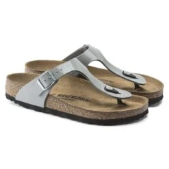Birkenstock Gizeh Birko-Flor Patent Patent Alloy -Birkenstock Shop 1020171 pair