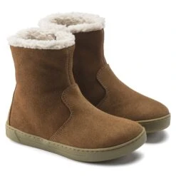 Birkenstock Lille Kids Suede Leather Mink -Birkenstock Shop 1020206 pair