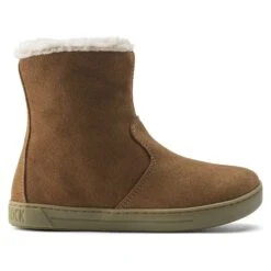 Birkenstock Lille Kids Suede Leather Mink -Birkenstock Shop 1020206 side