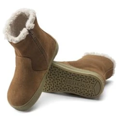 Birkenstock Lille Kids Suede Leather Mink -Birkenstock Shop 1020206 sole