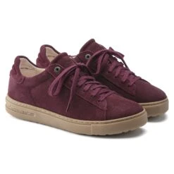 Birkenstock Bend Low Suede Leather Maroon -Birkenstock Shop 1020276 pair